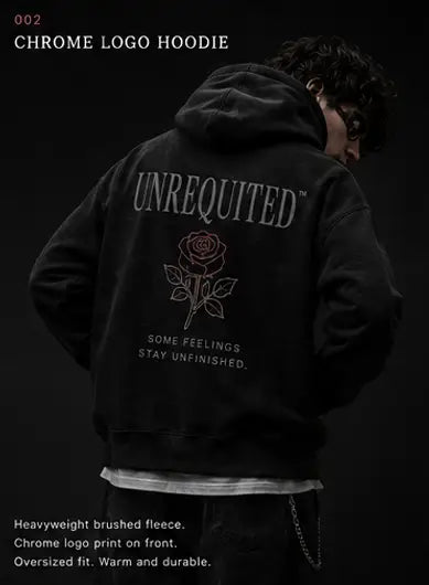 Chrome logo hoodie